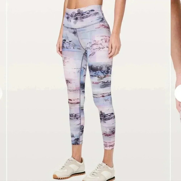 lululemon Wunder Under High-Rise Tight Sunrise Silhouette 10 Leggings - Picture 2 of 14